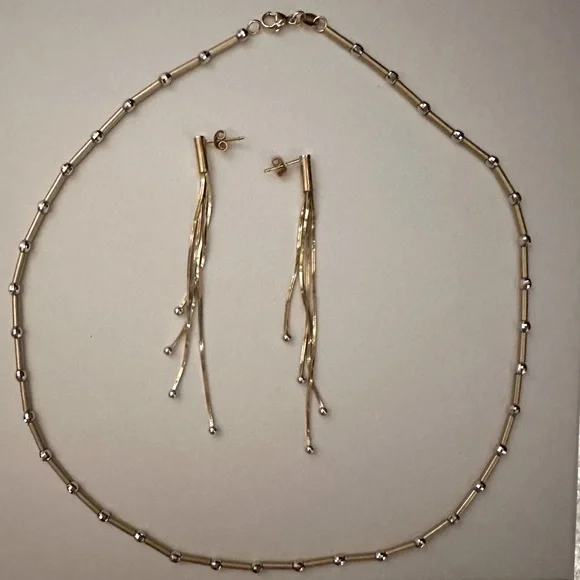 14 karat gold set - Picture 1 of 3